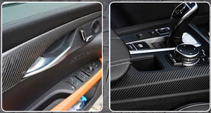 <span class=keywords><strong>Autocollant</strong></span> en fibre de carbone 0.8mm à motif de rayures en sergé écologique Autocollants de voiture en tissu vinyle PVC pour voitures Led et volant léger - Product Image 6