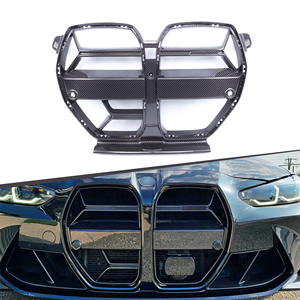 Rejillas Delanteras de Fibra de Carbono Tipo CSL con Accesorios para BMW G80 G82 G83 M3 M4 2021+ - Product Image 1