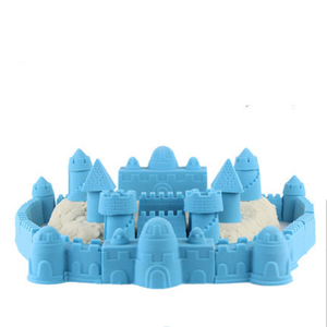 Venta caliente DIY <span class=keywords><strong>IBIZA</strong></span> 500g Castle Set para 5-7 años Juguete espacial creativo para Magic Sand Fun Play Kits para niños - Product Image 1