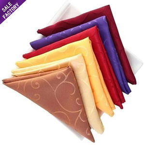 Vente flash Serviettes de table 100% coton de différentes couleurs pour hôtel, linge de table, serviettes de mariage pour restaurant - Product Image 2