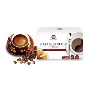 GANOHERB <span class=keywords><strong>Bio</strong></span> <span class=keywords><strong>Herb</strong></span> Booster Ganoderma Café de Lingzhi Noir Café Gano Instantané - Product Image 1