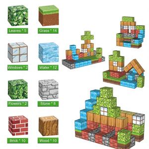 Jeu de construction magnétique intelligent pour enfants de 5 à 7 ans : Briques magnétiques à assembler soi-même - Product Image 1