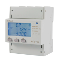 Medidor Inteligente de Energía Trifásico Acrel ADL400 para Riel DIN, RS485 Modbus RTU, Certificado MID Clase 0.5S KWh