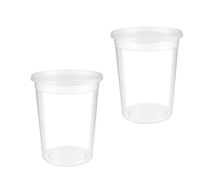 Vasos Desechables Resistentes a Prueba de Fugas con Tapas Herméticas, Aptos para Microondas, para Almacenamiento de Alimentos y Preparación de Sopas, Alta Calidad - Product Image 2