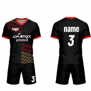 Maillot de football professionnel personnalisé à séchage rapide, respirant, pour l'été, uniforme de football, personnalisation de maillot de club de ligue - Product Image 2
