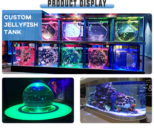 Penjualan Kilat Pabrikan Akuarium Ikan Kaca Persegi Panjang Besar 50L Ramah Lingkungan Hemat Energi Dijual - Product Image 5