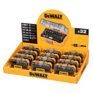 DeWalt <b>Screwdriver</b> Bit <b>Set</b> 32 Piece Assortment With Storage Case For <b>Precision</b> Drilling And Fastening Tasks - Product Image 1