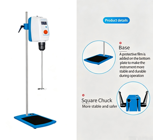 Mezclador Vertical RWD200 con Agitador Superior, Pantalla LCD, Capacidad de 100L, Motor sin Escobillas de 200W para Procesamiento de Productos Químicos - Product Image 6