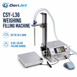 Machine de remplissage automatique GenJet avec buse de levage et pesage pour lessive, liquide <span class=keywords><strong>vaisselle</strong></span> et nettoyant moussant - Product Image 5