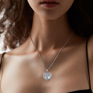 Merryshine cura ametista albero della vita collana Vintage cristallo cuore energia naturale ametista albero in filigrana - Product Image 5