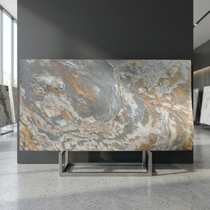 Revêtement mural souple en pierre d'ardoise blanche S. White, finition naturelle légère, pour décoration intérieure et extérieure. - Product Image 5
