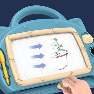 Komik çocuk eğitici oyuncak DIY Doodle boyama kurulu, çocuklar çizim kurulu, Doodle kurulu - Product Image 3