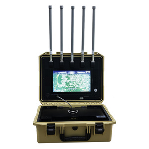 Détecteur de signal de drone avancé, type mallette, large bande 45 MHz-6 GHz, longue portée 8 km, protection IP65, anti-drone UAV FPV - Product Image 2