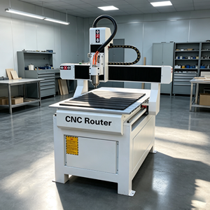 Mesin Router CNC 6090 Spindle 3.2KW Area Kerja 600x900mm untuk Ukiran Kayu Akrilik Aluminium Logam Papan Reklame - Product Image 4