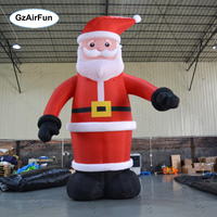 Décoration de Noël gonflable géante personnalisée, Grand modèle publicitaire gonflable de bonhomme de neige pour l'affichage en centre commercial pendant les fêtes