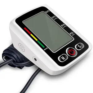 Monitor tekanan darah Digital, mesin Monitor tekanan darah Digital, lengan atas elektronik, manset pembaca suara