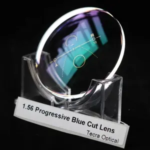 1.56 progressive blue light blocking HMC spectacle lenses for block harmful blue ray