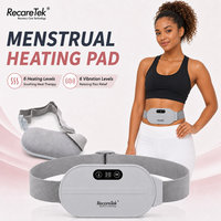 Masajeador Corporal y Vibrador Profundo para Alivio del Dolor Menstrual, Producto de Masaje para Aliviar Cólicos Menstruales, Terapia de Calor Eléctrica, Mini Dispositivo de Calentamiento