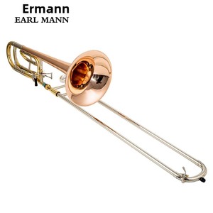 <span class=keywords><strong>Trombone</strong></span> ténor en Si bémol Earl Mann TB-930 en bronze phosphoreux avec finition laquée or et pistons pour débutants et examens <span class=keywords><strong>de</strong></span> niveau - Product Image 2