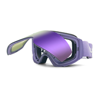 Lunettes de ski à verres rabattables Lunettes de ski photochromiques Logo personnalisé pour le snowboard, le ski et l'équitation