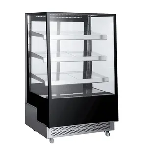 ตู้โชว์ขนมอบตู้เย็นสำหรับ DDS-500WBR ตู้โชว์เค้กละลายน้ำแข็งอัตโนมัติ
