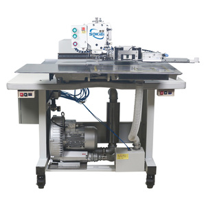 Máquina de coser automática de una aguja con puntada de seguridad computarizada de cama plana para parches, bolsillos y camisetas - Product Image 2