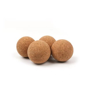 Palla da massaggio ad alta densità Yeway per rilascio miofasciale e terapia del punto di innesco sfera di sughero rotonda e arachidi a doppio sughero - Product Image 4