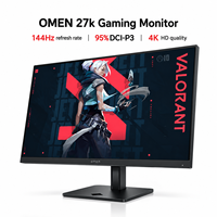 Nouveau Moniteur de Jeu IPS 4K UHD 144Hz de 27 Pouces OMEN 27K en Gros avec HDMI 2.1, USB-C 65W PD et Commutateur KVM pour PC