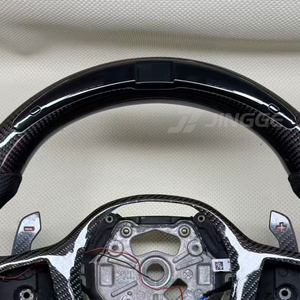 Volante Deportivo Personalizado de Fibra de Carbono y Cuero Serie G para <span class=keywords><strong>BMW</strong></span> G20 G22 G30 M2 G87 M3 G80 M4 G82 G83 M5 F90 M8 F92 F97 <span class=keywords><strong>330I</strong></span> - Product Image 2