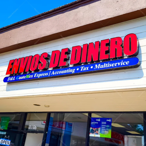 جديد وصول 3D تضيء الاكريليك علامة مضيئة شاشة عرض إعلانات خارجية إلكتروني علامة - Product Image 2