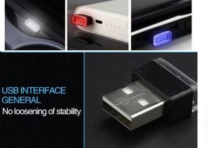 Car <b>LED</b> <b>Mini</b> USB Atmosphere <b>Light</b> with Sound Control, Footwell Decorative Illumination Lamp - Product Image 6