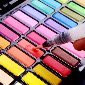 Juego de acuarelas profesionales, 36 colores, caja de lata - Product Image 2