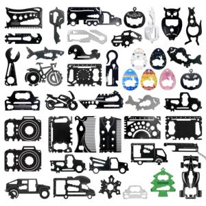 Regalos Promocionales Mini, Gadgets EDC, Herramientas para Llavero, Diseño de Logotipo Personalizado, Destapador de Botellas, Llave Inglesa, Tarjetero, Herramienta Multifunción - Product Image 1