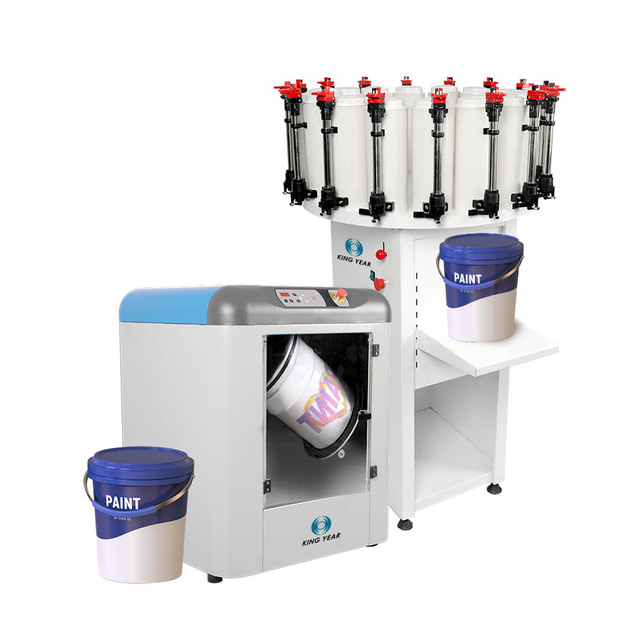 Dispenser paint machine tinting and gyro mixer color machine