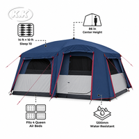 Tente familiale double couche à parois droites Kawagebo Kamp (KK) avec auvent complet pour le camping en plein air – Fabricant