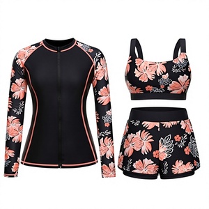 Women Adults Quick Dry Breathable Long Sleeve Rash Guard Swim Surfing Tops Beach Swim Floatsuit Diving Skateboarding Anti-UV - Product Image 1