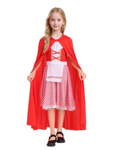 Disfraz de Caperucita Roja para Niña, Vestido de Cuento de Hadas, Disfraz de Aventura en el Bosque, Disfraz para Fiesta de Año Nuevo Infantil - Product Image 5