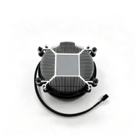 Refroidisseur de processeur AMD Wraith 65W TDP 4 broches PWM à roulement hydraulique, faible bruit, dissipateur thermique en aluminium pour processeur de bureau AMD AM4 AM5