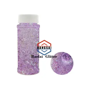 Baolai — poudre à paillettes mixtes, 200 couleurs, arc-en-ciel, iridescent, fabrication gratuite