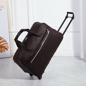 Customizable Logo Travel Bag Large Capacity Waterproof <strong>Light</strong> <strong>Suitcase</strong> 2 Wheels Pull Rod Fashionable Letter Portable <strong>Light</strong> <strong>Weight</strong> - Product Image 3