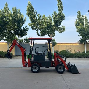 Livraison Gratuite – Nouvelle Excavatrice de 1,5 Tonne avec Moteur EPA, Machine de Terrassement sur Roues, Chargeuse-Pelleteuse Agricole - Product Image 1
