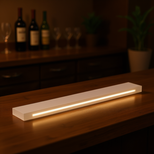 Estante para Whisky Acrílico Iluminado por USB de 48 Pulgadas con Control Remoto por Aplicación RF para Servir en Casa - Product Image 2