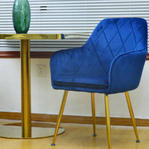 Bàn và ghế đặt Vanity Ghế Bàn cà phê nội thất văn phòng bọc chần nhung ghế ăn và bàn - Product Image 4