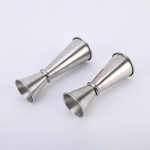 <span class=keywords><strong>Verre</strong></span> à vin à double tête en métal barman doseur épaissi en acier inoxydable vin spécial once <span class=keywords><strong>verre</strong></span> barman outil - Product Image 3