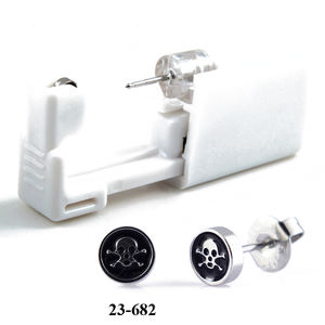 Nouvelle unité de perçage d'oreille stérile jetable pour bébé oreille <span class=keywords><strong>Tragus</strong></span> Piercing pistolet petits enfants pas de douleur perceur outil Machine Kit goujon - Product Image 5