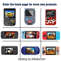 Console de jeu vidéo portable rétro miniature 8 bits avec écran de 3,0 pouces