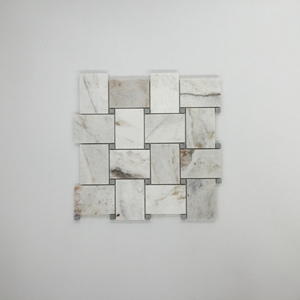Mosaïque de marbre blanc arabesque en forme de lanterne, moderne, polie, <span class=keywords><strong>pour</strong></span> piscine d'hôtel, grandes dalles - Product Image 3