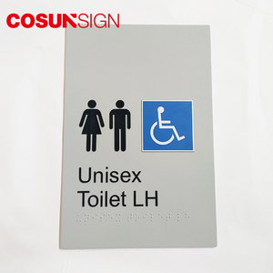 CUSUN Aluminiums child Büro Hotel tür Nummer Toiletten schild gedruckt Aluminium Zeichen Brief