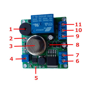 Detector <span class=keywords><strong>de</strong></span> Gas Monóxido <span class=keywords><strong>de</strong></span> Carbono Taidacent DC 5V 9V 12V 24V MQ2 MQ-2 Módulo Sensor Detector <span class=keywords><strong>de</strong></span> Humo - Product Image 2