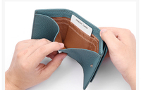 Dompet Wanita Kulit Asli Anti Maling RFID Harga Grosir Murah, Dompet Kecil Lembut